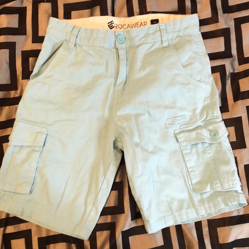 light blue kids shorts